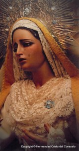 Im+ígenes de la Virgen con distintos vestidos  